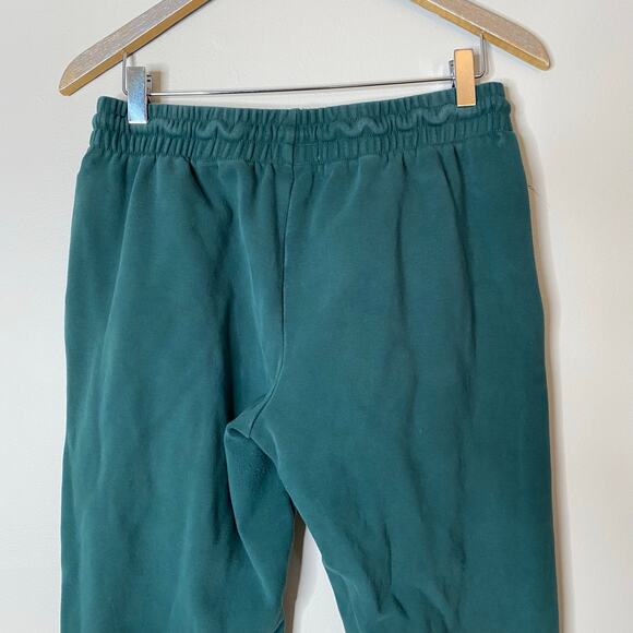 ZYIA ACTIVE Pine Green Relaxation Cinched Ankle Drawstring Sweatpants Size Large - Picture 7 of 8